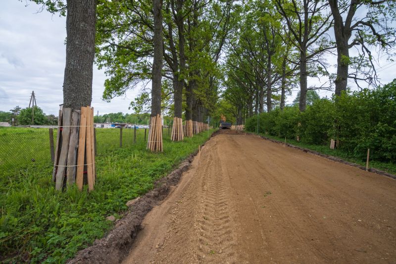 Heavy machinery at work