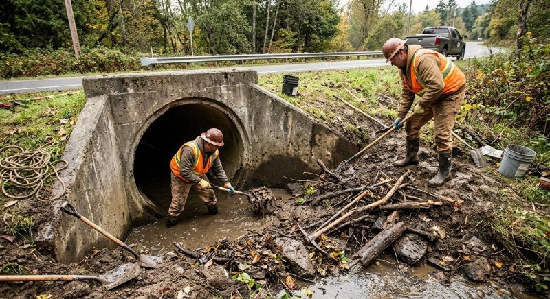 Culvert Debris Removal Service